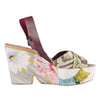 Secondhand Antonio Marras Wedge Sandals With a Floral Print -'10s