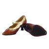 Secondhand Prada Brown Croc-Embossed Leather Mary Jane Pumps - '90s
