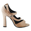 Secondhand Alberta Ferretti Beige Satin Sandals - '10s