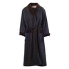 second hand Saint Laurent Rive Gauche Paris Velvet Trim Wool Coat – '70s