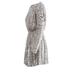 second hand Saint Laurent Silver Sequin Embellished Mini Dress