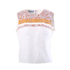 Secondhand Prada White Embroidered Top - '10s