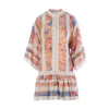 second hand Zimmermann August Lace-Trimmed Floral Cotton Mini Dress 