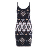 Secondhand Yigal Azrouël Embellished Geometric Bodycon Dress - '10s