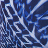 Secondhand Roberto Cavalli blue abstract print fitted dress