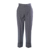 Secondhand Vivienne Westwood Black & White Checked High-Waisted Trousers - '00s