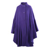 second hand Roberto Capucci Vintage Haute Couture Purple Wool Cape - '70s