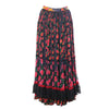 Secondhand Dolce & Gabbana Floral Fringe Tiered Maxi Skirt-'90s