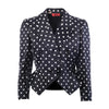 second hand Valentino Night Polka Dot Cropped Blazer - '80s