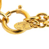 Chanel Gold Plated CC Round Pendant Necklace Secondhand