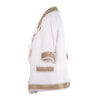 Secondhand Chanel Short Sleeve Ivory Jacket With Silk Lining - '00s