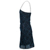 Secondhand Lili Petrus Mini Dress with Sequins and Criss-Cross Straps - '10s