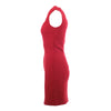 second hand Dolce & Gabbana Red Sleeveless Sheath Dress 