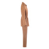 Secondhand Gucci by Tom Ford Camel Two-Piece Pant & Wrap Blouse Ensemble - '90s