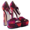 Secondhand Prada Suede Patchwork Heel Sandals - '10s