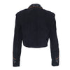 Secondhand Patricia Wolf Embroidered Suede Cropped Jacket - '00s