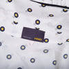 Secondhand Fendi White Silk Shirt Dress with Polka Dot Print and Contrast Hem- '10s