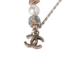 Secondhand Chanel Multicolor Pearl Bracelet with CC Charm Logo