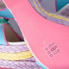 Secondhand Sophia Webster Multicolor Leather and Braided Wedge Sandals- '10s