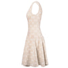 Secondhand Alaïa Beige Wool Blend Stretch Knit Skater Dress - '00s