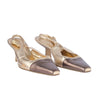 Secondhand Gucci by Tom Ford Gold Leather Tiger Head Sandals - '00s