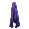 second hand Roberto Capucci Vintage Haute Couture Purple Wool Cape - '70s