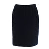 Secondhand Saint Laurent Rive Gauche black velvet vintage skirt