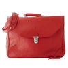 Secondhand Ferrari Schedoni Red Leather Shoulder Bag Briefcase - '90s