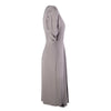 Secondhand Prada Grey Ruched Sleeve Draped Midi Dress -'10S