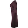 Secondhand Jil Sander Burgundy Dress - '10s