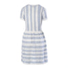 Secondhand  Red Valentino Blue & White Striped Crochet-Knit Cotton Dress