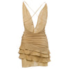 Secondhand Gucci by Tom Ford S/S 2003 Ruched Silk Dress - '00s