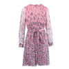 Secondhand Prada Floral Long Sleeve Dress in Pink 