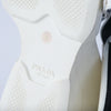 Secondhand Prada White Leather T-Strap Platform Wedge Sandals - '10s