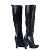 Secondhand Sergio Rossi Knee-High Leather Boots - '00s