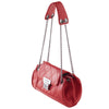 Secondhand Chanel Mini Accordion Flap Bag in Red Caviar Leather - '00s