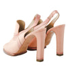 Secondhand Chloé Pink Leather Heeled Slingback Sandals -'10s