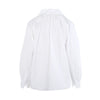 Secondhand Yves Saint Laurent Rive Gauche White Gathered Shirt – '80s