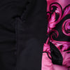 second hand Joseph Black Tailored Single-Breasted Blazer with Vibrant Pink Patterned Lining - '00s
