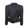 second hand Valentino Night Polka Dot Cropped Blazer - '80s