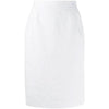 Lanvin White Cotton Skirt - '80s Second hand