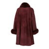 A.N.G.E.L.O. Vintage Cult Burgundy Sheepskin Coat - '80s Second hand