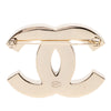 Chanel Gold Plated CC Resin Brooch Secondhand