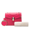 Bvlgari Small Leather Square Serpenti Forever Chain Crossbody Secondhand