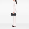 Prada Crystal Embellished Leather Fringe Clutch Secondhand