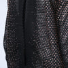 Secondhand Marco De Vincenzo Black Mesh Bomber Jacket - '10s