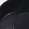 Secondhand Mac Douglas Black Natural Shearling Leather Coat-'10s
