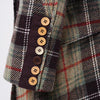 Secondhand Marithé & François Girbaud Women’s Double-Breasted Plaid Coat - '00s