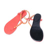 Secondhand Balenciaga Leather Studded Accents T-Strap Sandals 