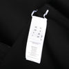 Victoria Beckham Draped-Neck Black Stretch-Jersey Zip-Back Midi Dress